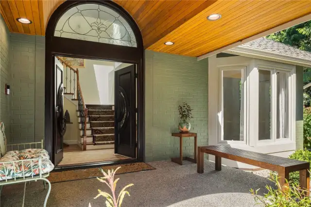 Welcome home through the grandeur of this entryway.