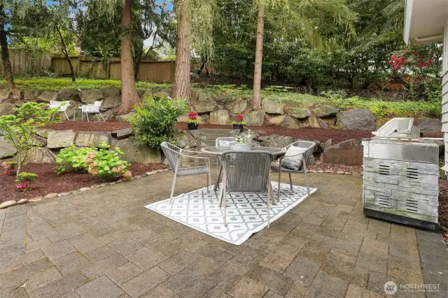 Terraced front yard