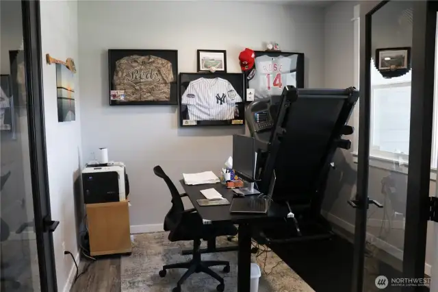 Office which has a closet so may be used as another bedroom