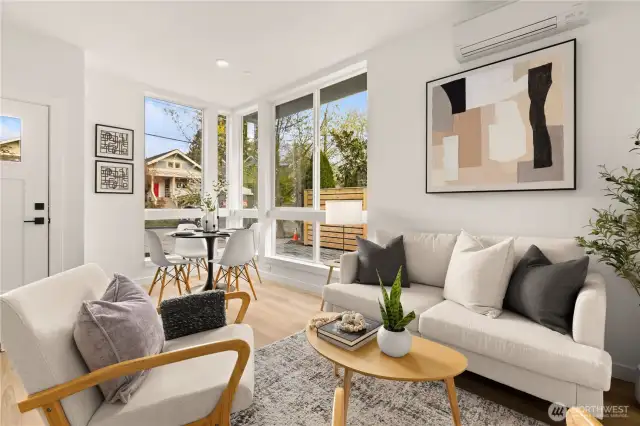 Photos are of a similar staged home.