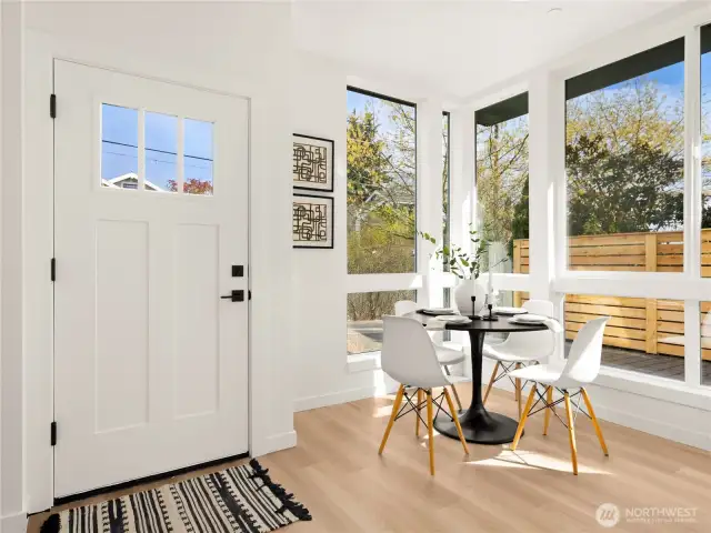 Photos are of a similar staged home.