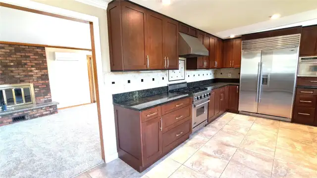 Feeds into spacious living room