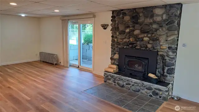 Downstairs living area