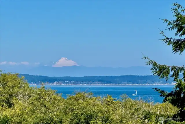 Majestic Mount Baker from many windows, when she is out :)