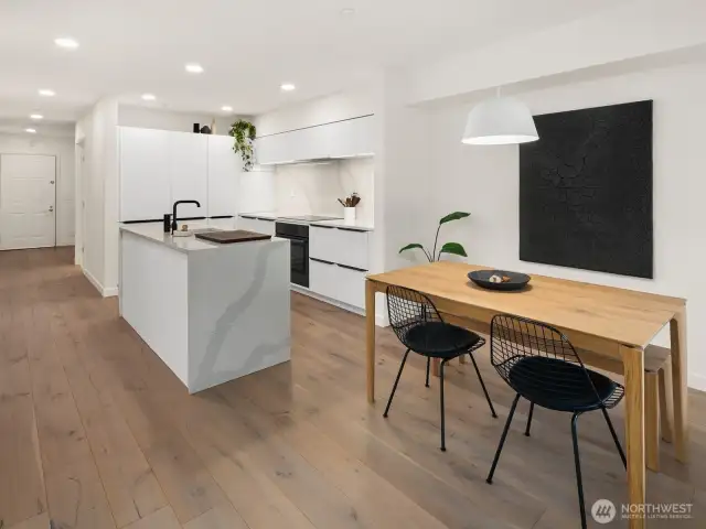 Remodeled kitchen