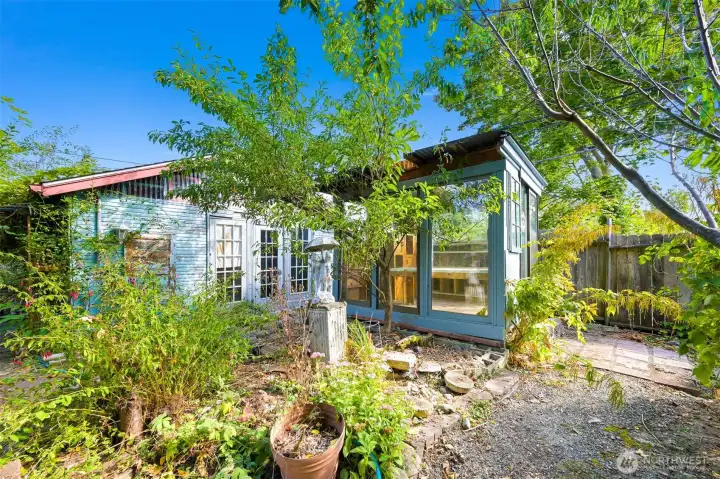 Home has two sunrooms! One in the front one in the back!