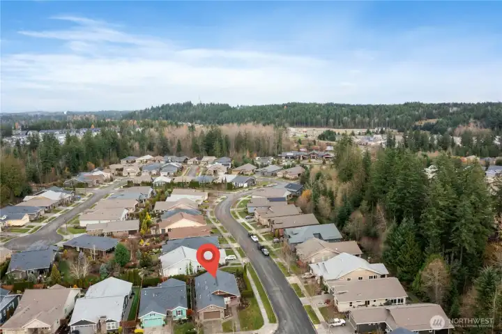 Steps to Seven Summits Lodge - straight down one street - a perfect warm-up to your aerobic activities at the private clubhouse.