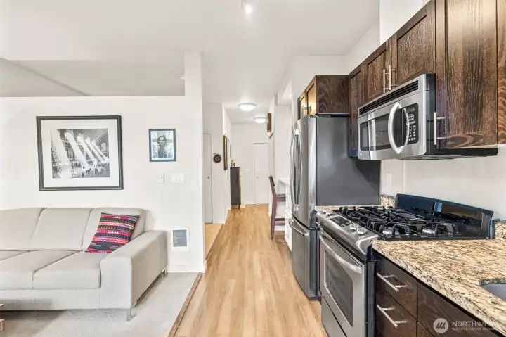 Upon entry, you are greeted by a light and bright open floor plan.