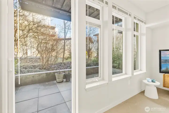 Enjoy every part of this outdoor private patio.