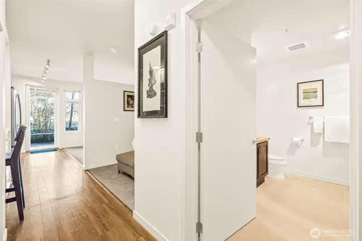 Open view from entryway.