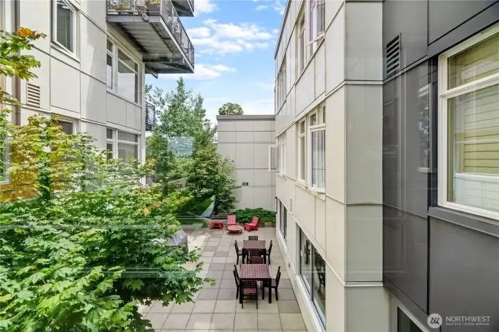 Fireplace veranda area to enjoy.