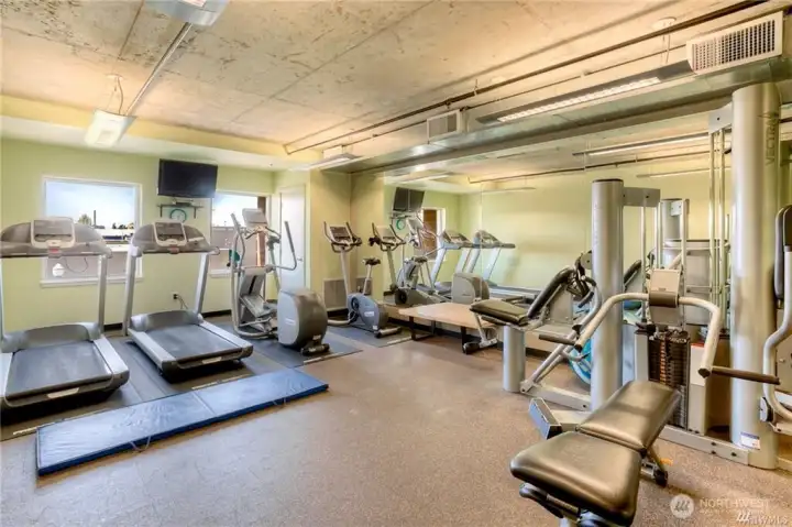 Convenient fitness room will fill active lifestyles right at home. No need to travel to an offsite gym.