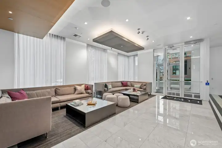 24 Hour Concierge in Lobby Entrance