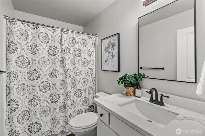 full bath on upper level