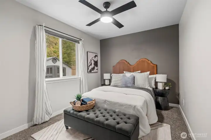 3rd bedroom on lower level