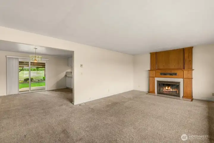Large Living and Dining Area