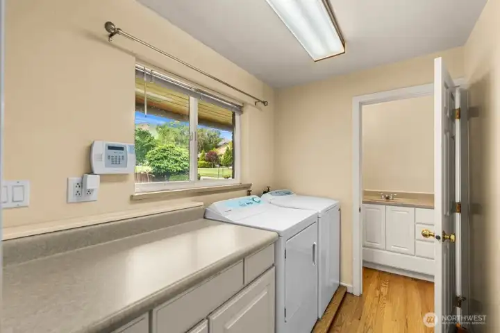 Utility with Counters and Storage