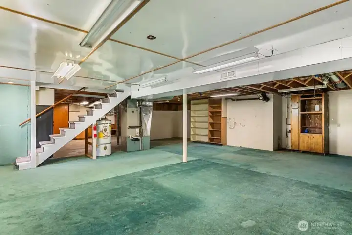 Open Rec or Hobby Room area Basement.