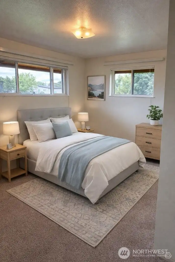 AI Decorated Rear Bedroom