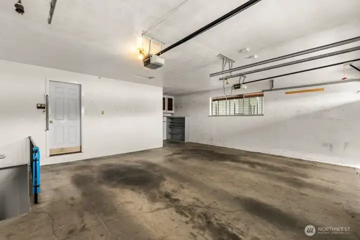 Bump out storage area garage