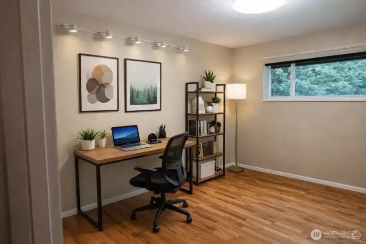 AI Staged Bedroom