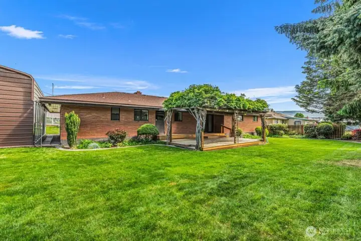 Rear of home