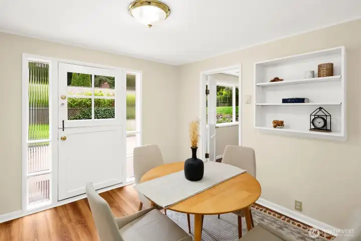Large primary bedroom suite offers privacy away from other two bedrooms.  There's an ensuite bathroom, and a full wardrobe for storage, in addition to the closet.    This would be large enough for a desk or home office, exercise bike, or whatever activities you need a little more space for!