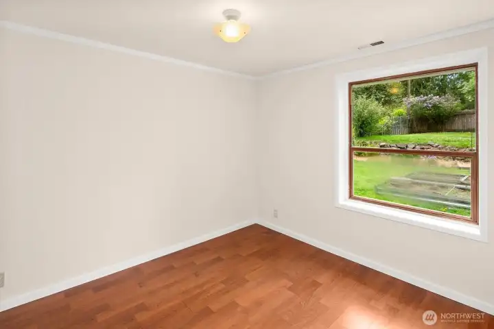Hall Bath near Bedrooms 2 & 3 is conveniently accessible for guests, as well.