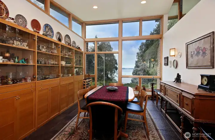 Formal dining room designed for memorable dinners.