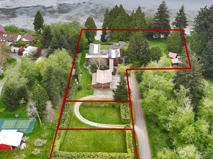 Two additional lots provide future possibilities.