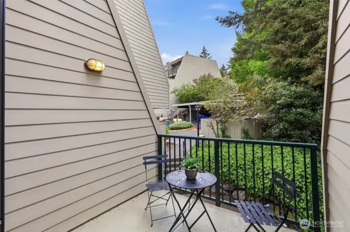 Patio off dining room.