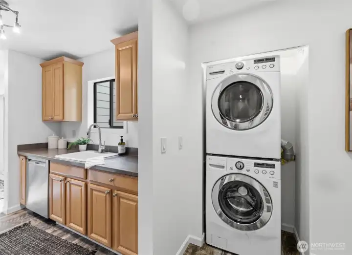 Laundry centrally located.