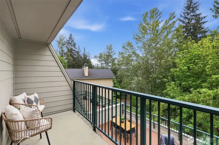 View from primary deck/patio.