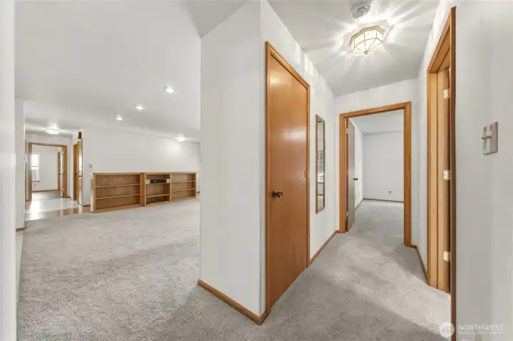 Hall from living room to bedrooms