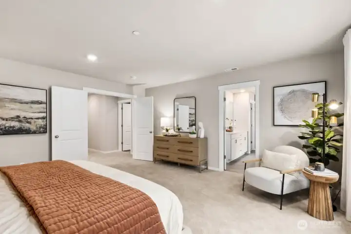 Photo rendering is representational and may be virtually staged. Actual home is under construction and finishes, elevation, and paint colors may vary. See site agent for details.