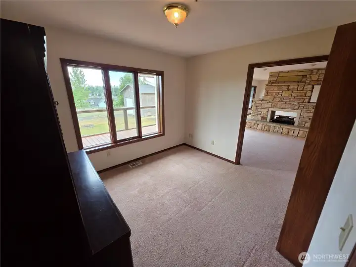 1st of 4 Bedrooms off living room. 1st of 4 Bedrooms off living room.