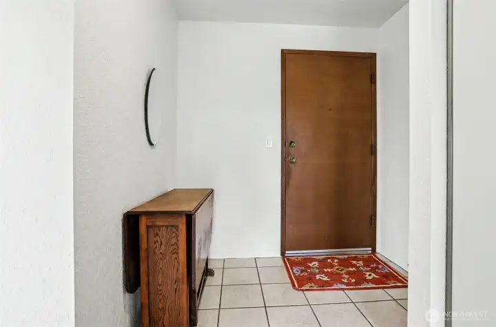 the large entry to your new home.