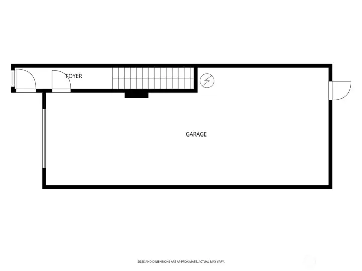 An oversized 603-square-foot garage provides room for two vehicles, bikes, storage, and is wired for EV!