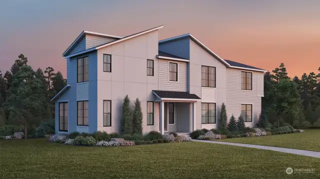 Artist rendering of the Hemlock Contemporary by Toll Brothers.