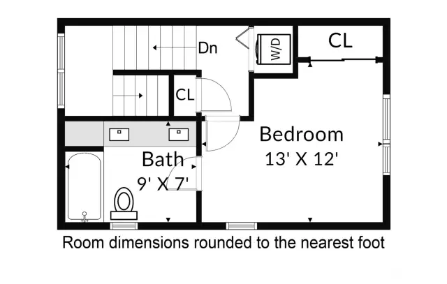 Primary Suite - upper level