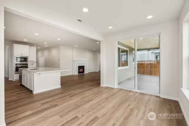 Sunroom and Patio - Picture not of actual home