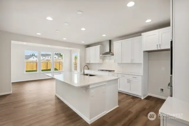 Kitchen - Picture not of actual home. Finishes are similar