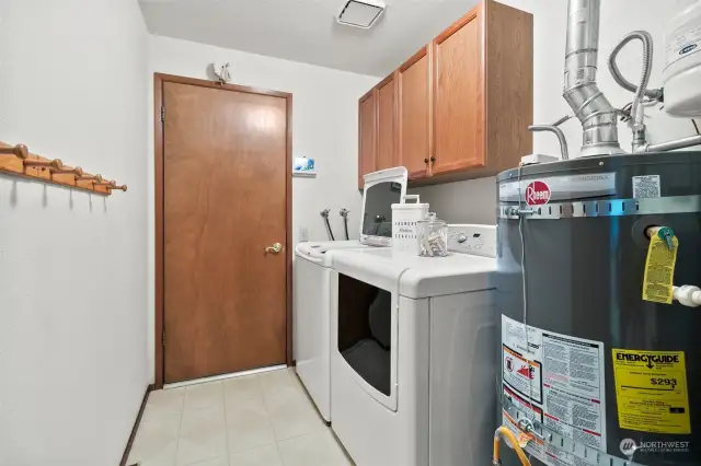 Laundry area.