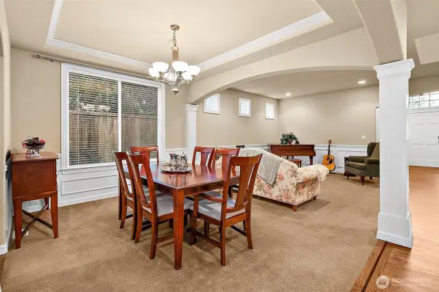 Formal dining room.