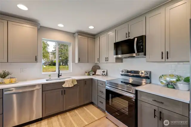 Bright and open with ample counter space!