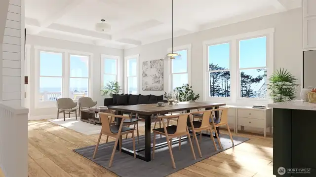 VR rendering of 3rd story interior