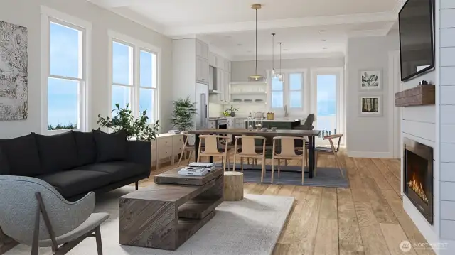 VR rendering of 3rd story interior