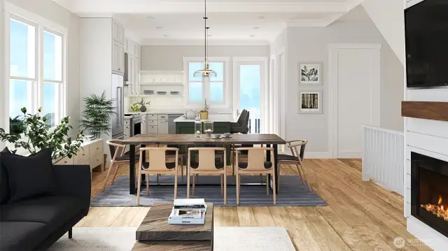 VR rendering of 3rd story interior