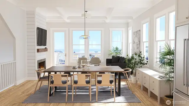 VR rendering of 3rd story interior
