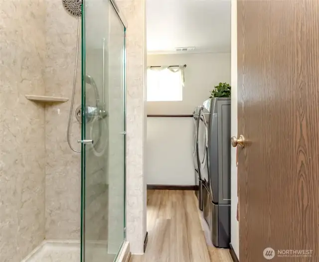 Downstairs 3/4 Bath/Utility Room